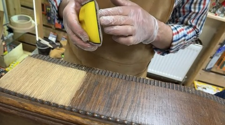 ХИТ! Ручной шлифок на липучке для дисков 125 мм Men at Work 6223