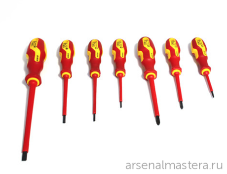 Набор из 7 отверток (PZ+Шлиц) NAREX S Line Electro Profi 1000В 862352