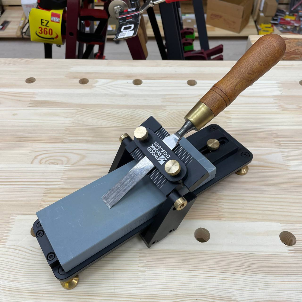 Точилка для стамесок, максимальный диапазон зажима 53 мм Woodwork DGA-053