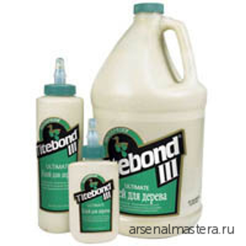 ХИТ! Клей повышенной влагостойкости Titebond III Ultimate Wood Glue 1414 полупрозрачный кремовый 473 мл TB1414