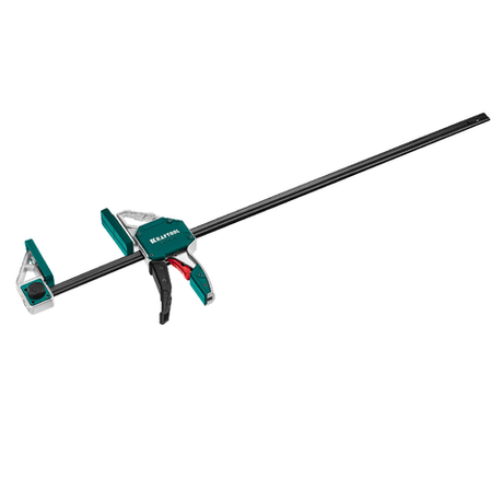 Новинка! Струбцина пистолетная KRAFTOOL Extrem 900/95, ширина зажима 900 мм, глубина зажима 95 мм быстрозажимная 32228-90_z01