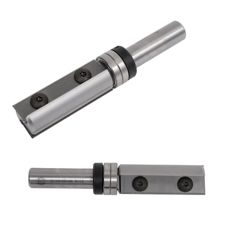 Новинка! Фреза обгонная со сменными ножами Rotis PROCUT D=19 x 50 х 98 мм S=12 мм 2 верхних подшипника, по древесине, фанере 143195012BB