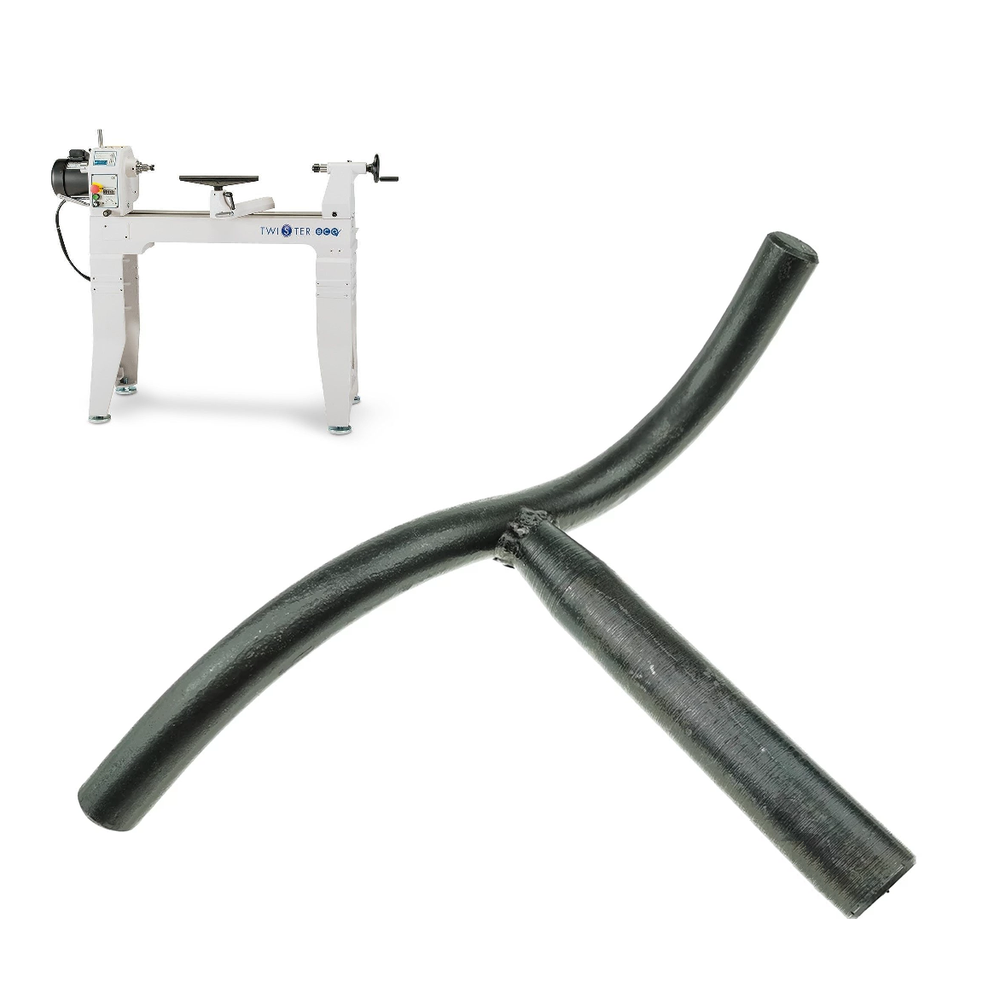 Новинка! Подручник для токарного станка S-образный ПЕТРОГРАДЪ 330 мм х D20 мм, стержень D25,4 мм х 150 мм М00017103