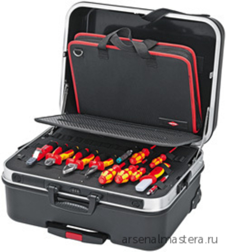 АКЦИЯ ЗИМА 2026! Компактная инструментальная сумка для сервисных работ (пустая) KNIPEX KN-002111LE