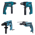 Новинка! Дрель ударная сетевая Makita HP 1641 FK 0,68 кВт 220 В, Двухрежимная, D сверления бетон 16 мм, дерево 30 мм, металл 13 мм HP1641FK