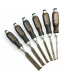 ХИТ! Набор столярных стамесок плоских Wood Line Profi Narex 6 шт в деревянном кейсе (6, 10, 12, 16, 20, 26 мм) 853053