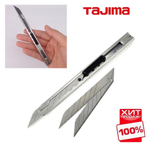ХИТ! Нож японский TAJIMA трафаретный 9 мм с автофиксацией и 3 лезвиями LC390