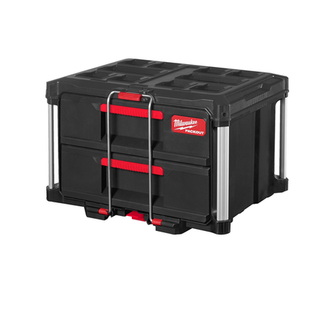 Новинка! Ящик с 2-мя выдвижными отсеками Milwaukee PACKOUT DRAWER BOX 560 x 410 x 360 мм 4932472129