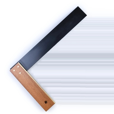 Угольник столярный с деревянной подошвой 300 мм GOLDRATIO М00023181