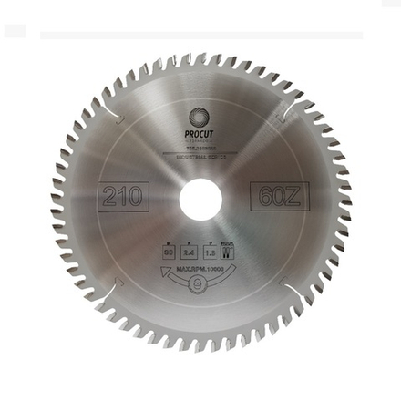 Пильный диск по Древесина, Ламинат, МДФ, Пластик, Фанера 216 x 30 x 3 / 2 Z 60 TCG PROCUT 755.2163060