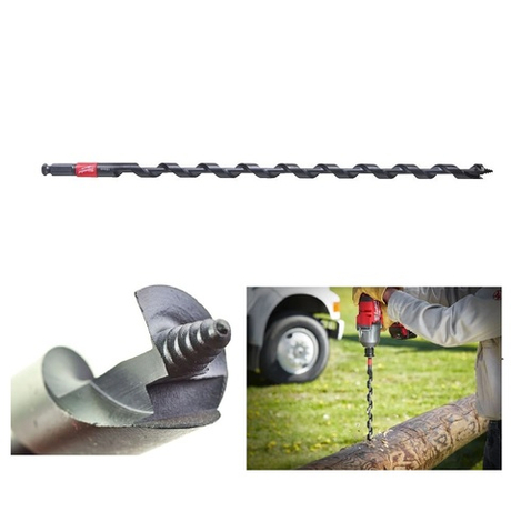 Новинка! Сверло спиральное по дереву Impact Linemans 16 x 460 мм хвостовик 11 мм Hex GEN II Milwaukee 48136756