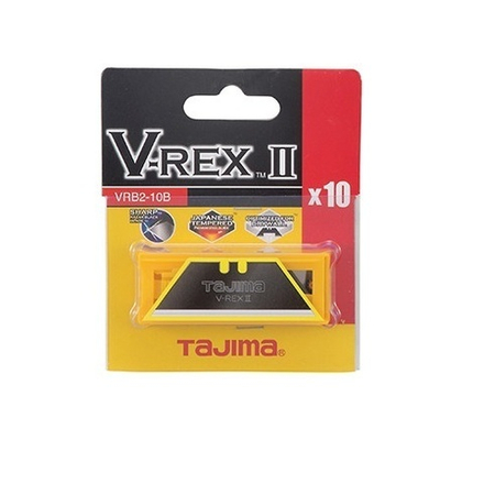 Лезвия японские V-Rex трапезоидные для ножей VR101 10 шт. в футляре TAJIMA VRB2-10B