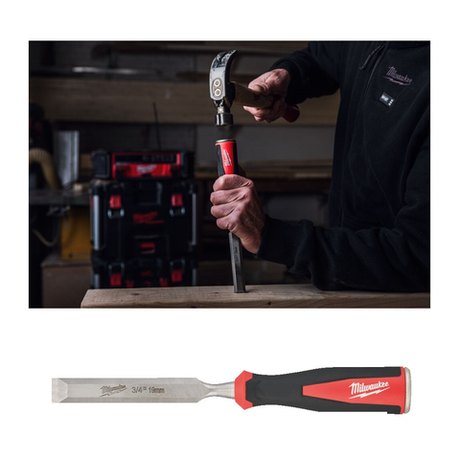 Новинка! Стамеска плоская 3/4" 18 мм Milwaukee 4932479894