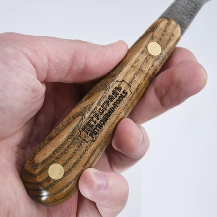 ХИТ! Нож ремесленный косая заточка 30 градусов, двусторонняя заточка ПЕТРОГРАДЪ М00013993