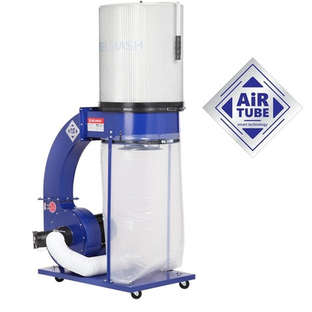 ЦЕНЫ НИЖЕ! Установка вытяжная Air Tube 1,5 кВт 230 В Объем стружкосборника 157 л DC2500MC-AT BELMASH D140A