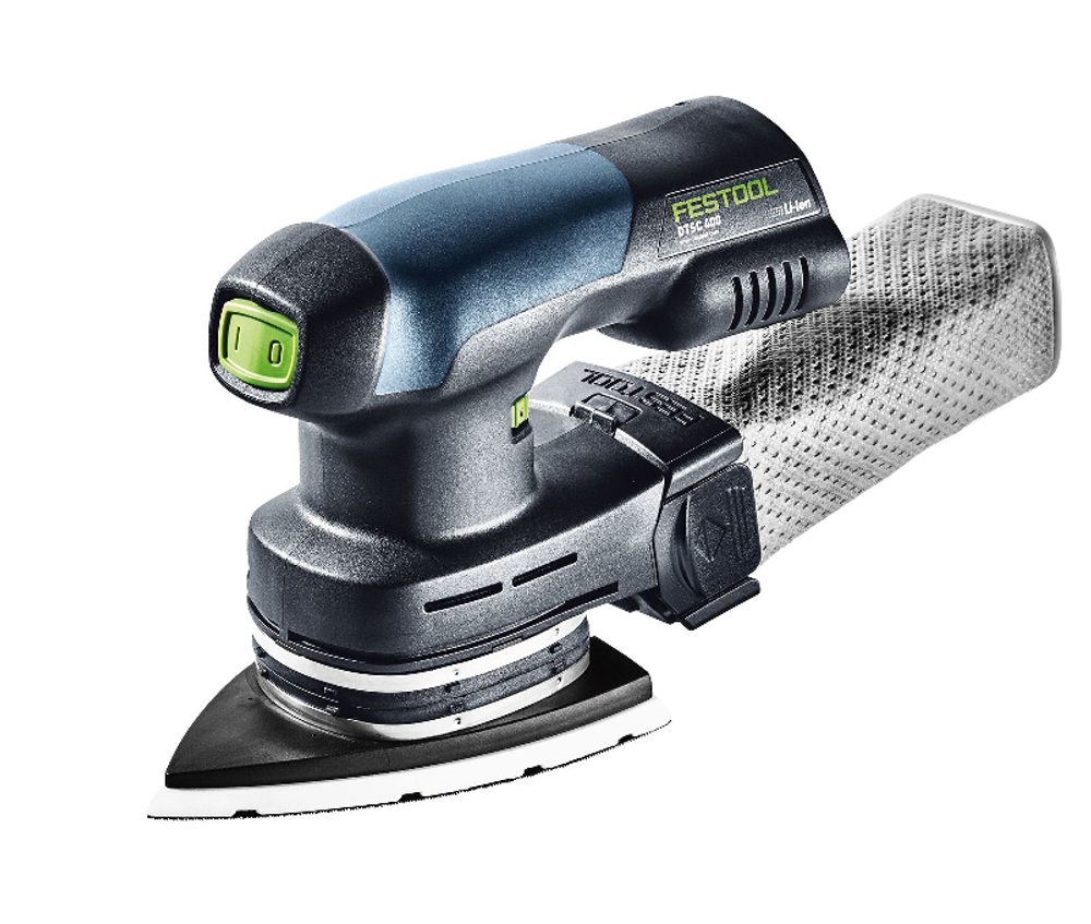 Аккумуляторная дельтавидная шлифовальная машинка FESTOOL DTSC 400 3,1 I-Plus с 2 аккумуляторами BP 18 Li 3,1 ERGO-I и быстрозарядным устройством TCL 6 систейнер SYS3 M 187 576365