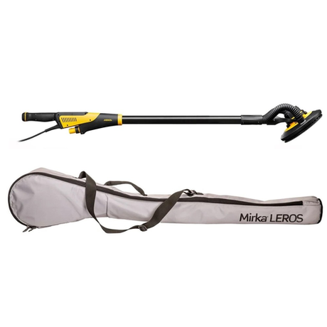 Новинка! Шлифовальная машина для стен и потолков Mirka LEROS pad screws Bag 950CV 225 мм орбита 5,0 с чехлом MIW9502022BA