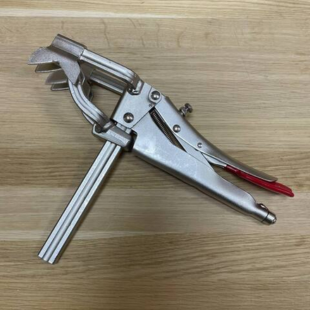 ХИТ! Струбцина с захватом для зажима труб Зажим цанговый трубный D 0-110 / 65, для круглых деталей, для сварки прихватыванием до 200 градусов GRZRO BESSEY BE-GRZRO