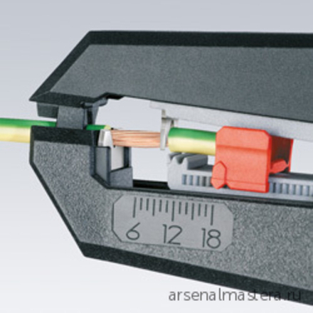 Стриппер автоматический 180 мм, 0.2-6 мм2 AWG 24-10 KNIPEX KN-1262180