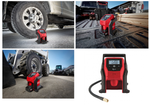 Легкий старт: Аккумуляторный компрессор Milwaukee M12 BI-0 для быстрого накачивания автомобильных, легких грузовиков и других компактных шин 4933464124