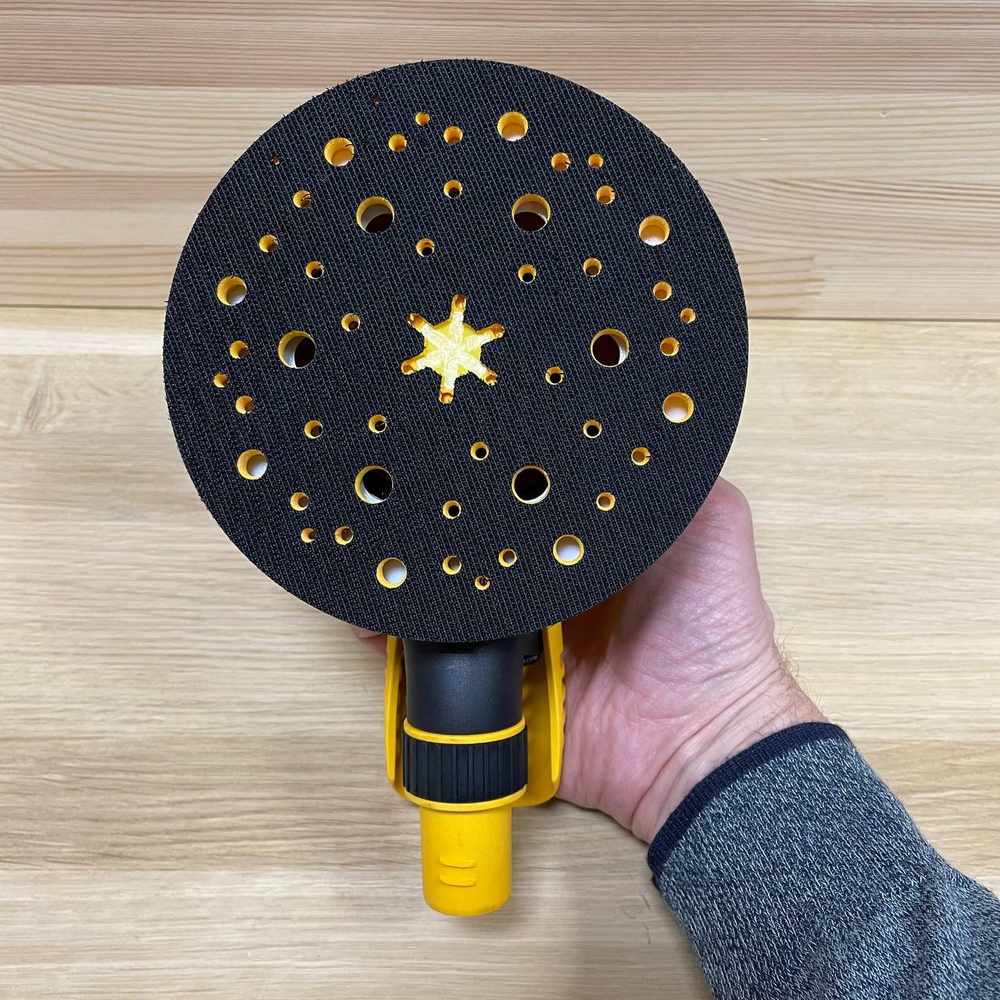 Шлифовальная пневматическая машинка для профессионального шлифования MIRKA PROS 650CV 150 мм орбита 5 мм 8995650111