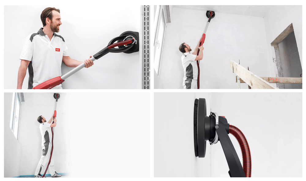 Новинка! Шлифовальная машина для стен и потолков Flex Giraffe GE 7 MH-X 230 / CEE с системой сменных головок, 710 Вт диск 225 мм в сумке 494496