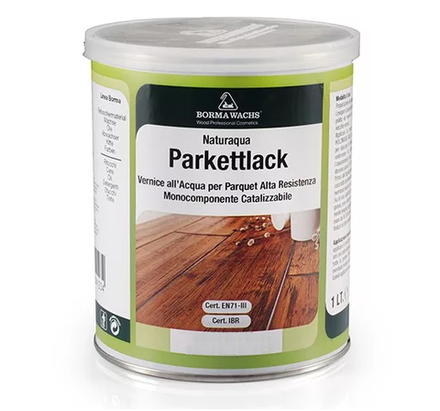 Паркетный лак на водной основе 30-40 процентов 1 л для внутренних работ Borma NAT4100-30