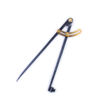 Новинка! Циркуль разметочный с держателем для карандаша GOLDRATIO, длина 150 мм М00023640