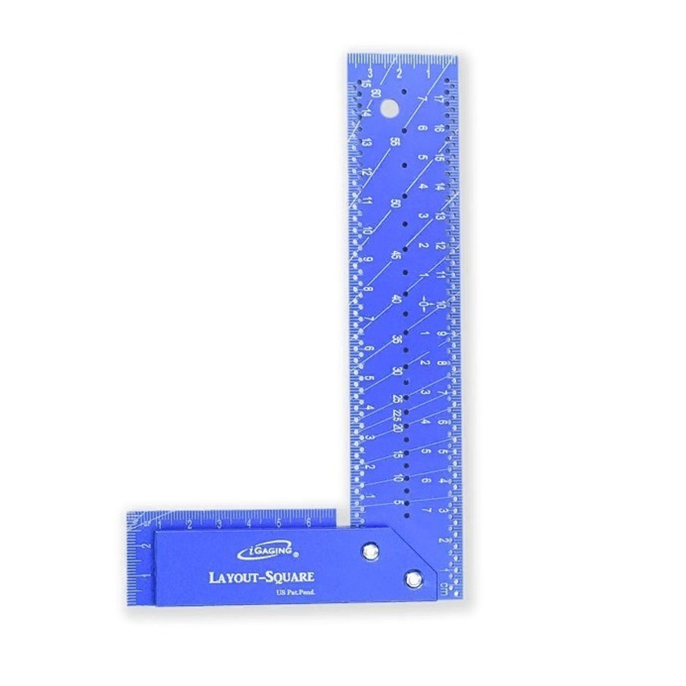 ХИТ! Угольник c подошвой Layout Square 175 мм 5 - 90 градусов IGaging М00021743