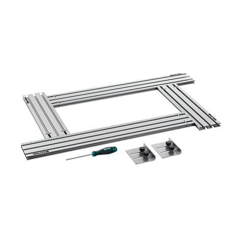 Новинка! Шаблон фрезерный 4 шт. KRAFTOOL Kraftlex MFS-400-700 мм в комплекте с 2 упорами, для формирования заданных размеров профиля под работу фрезой на монтажном столе 32808