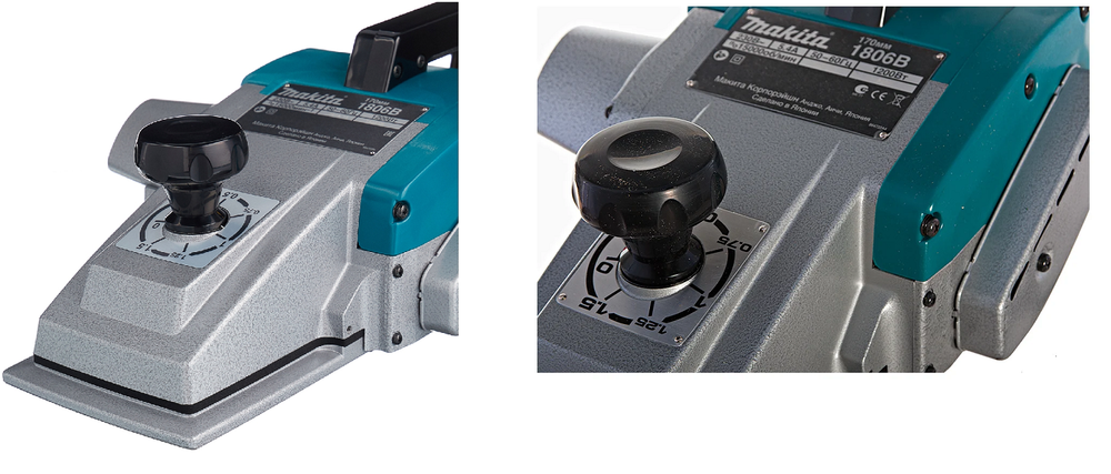 Новинка! Электрический рубанок Makita 1,2 кВт, ширина обработки 170 мм, глубина 2 мм, в кейсе 1806B