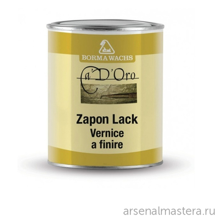 Лак для золочения Цапон Zapon Lack 1 л для внутренних работ Borma CDO6951