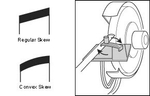 Прижим Veritas Skew Grinding Jig для заточного упора Veritas Grinder Tool Rest 05N13.01 М00002676