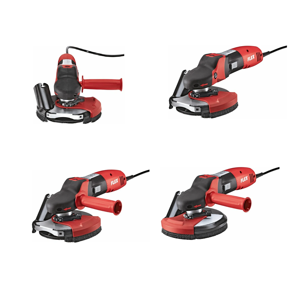 Новинка! Универсальная шлифовальная машина ротационного типа Flex SUPRA SE 14-2 150 Set, 1,4 кВт, диск 150 мм, в кейсе, для проведения работ по санации, ремонту, благоустройству, для обработки нержавеющей стали, металла, натурального и искусственного камня, деревянных поверхностей и ЛКП 419206