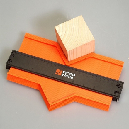 ХИТ! Шаблон для копирования контура 250 х 130 мм Woodwork GRT-250