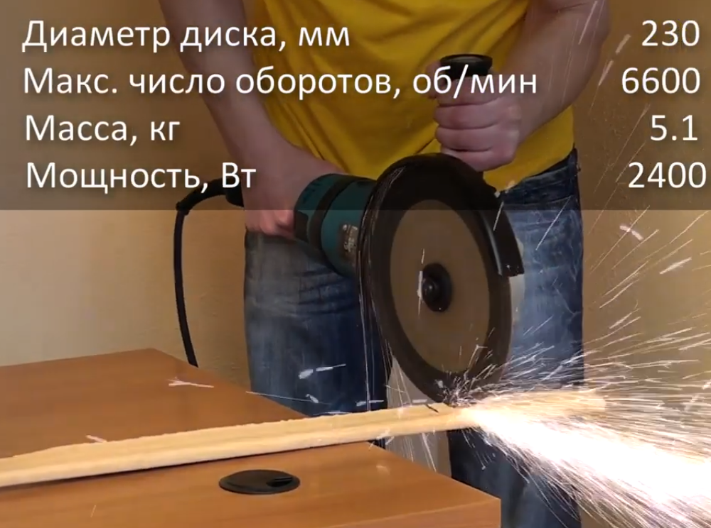 Новинка! Угловая шлифмашина УШМ Болгарка электрическая (сетевая) Makita GA 9030 SFK1 220В 2,4 кВт, диск 230 мм GA9030SFK1