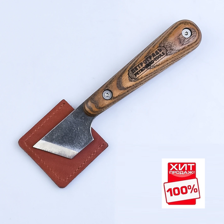 ХИТ! Нож ПЕТРОГРАДЪ Двусторонняя заточка косая 25 / 60 град, ремесленный универсальный М00017620