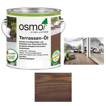 Масло для террас Osmo 021 Дуб мореный 2,5 л Terrassen-Ole для наружных работ Osmo-021-2,5 11500156