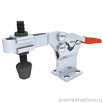 ХИТ! Зажим механический с горизонтальной ручкой усилие 227 кг Woodwork GH-225-DHB