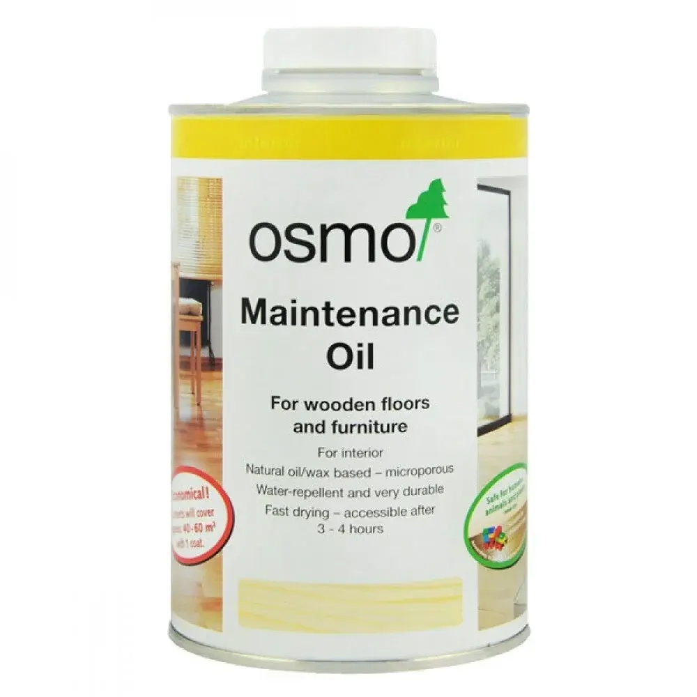 Масло для ухода за полами Osmo 3079 Бесцветное 1 л Pflege-Ol для внутренних работ Osmo-3079-1 15101040