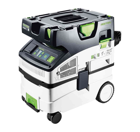 ХИТ! Пылеудаляющий аппарат FESTOOL CTL MIDI I CLEANTEC, гладкий антистатический шланг CT 27/32 x 3,5 м Bluetooth 574832