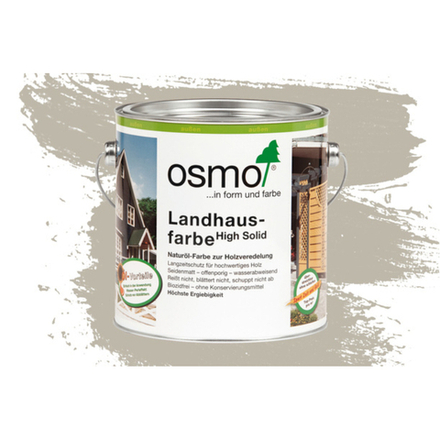 Непрозрачная краска для наружных работ Osmo 2708 светло-серая 2,5 л Landhausfarbe Osmo-2708-2.5 11400123