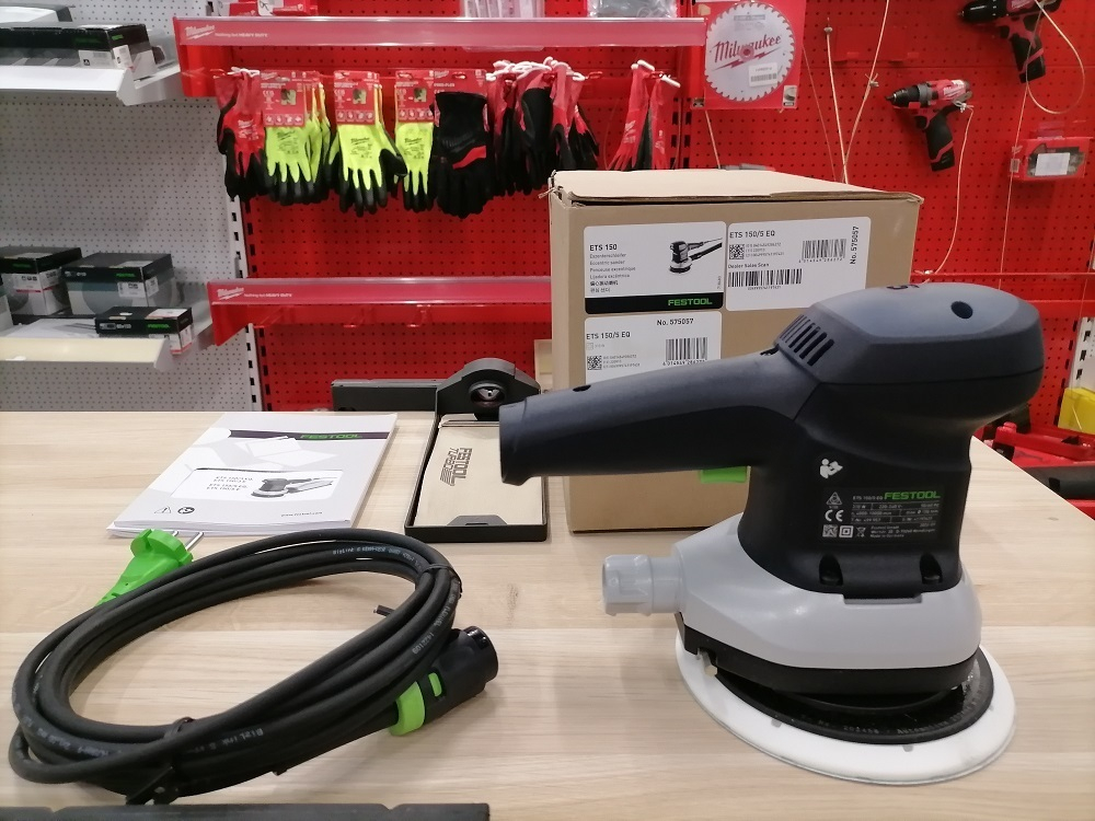СКИДКИ СУПЕР ХИТ! Эксцентриковая шлифовальная машинка FESTOOL ETS 150/5 EQ 575057