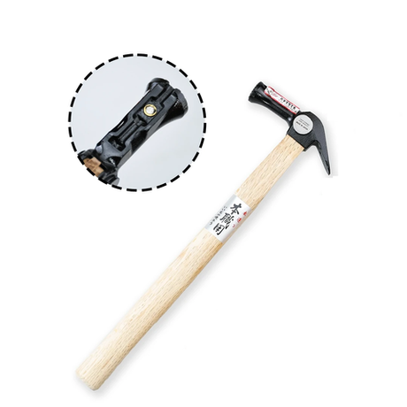 Новинка! Молоток японский строительный магнитный Miki Tool 475 г, 390 мм, боёк D 27 мм, деревянная рукоять М00021222