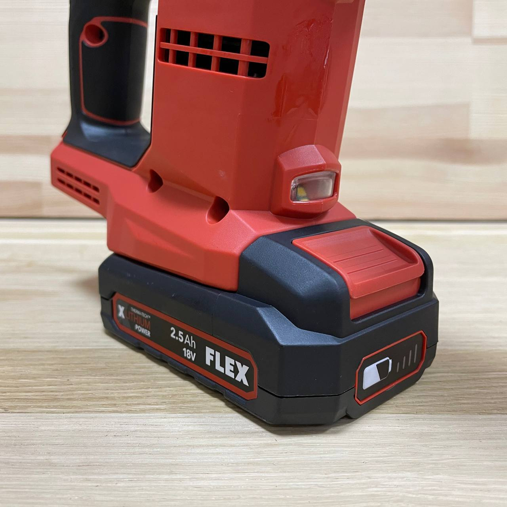 Новинка! Легкий аккумуляторный перфоратор FLEX FHE 1-16 18.0-EC TC 2.5/set два аккумулятора и зарядное устройство в кейсе 531312