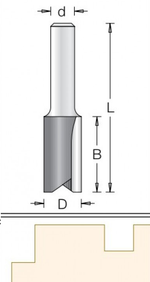 Фреза пазовая DIMAR 3.0 x 11.0 x 51 x 6 1070013