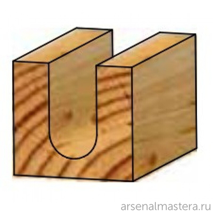 Фреза канавочная полукруглая c увеличенной глубиной резания WPW RBL1272