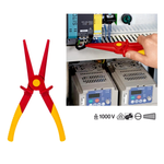 Новинка! Длинногубцы плоские KNIPEX VDE из армированного фиберглассом пластика 220 мм, диэлектрические. Пластиковые ПАССАТИЖИ KN-986202