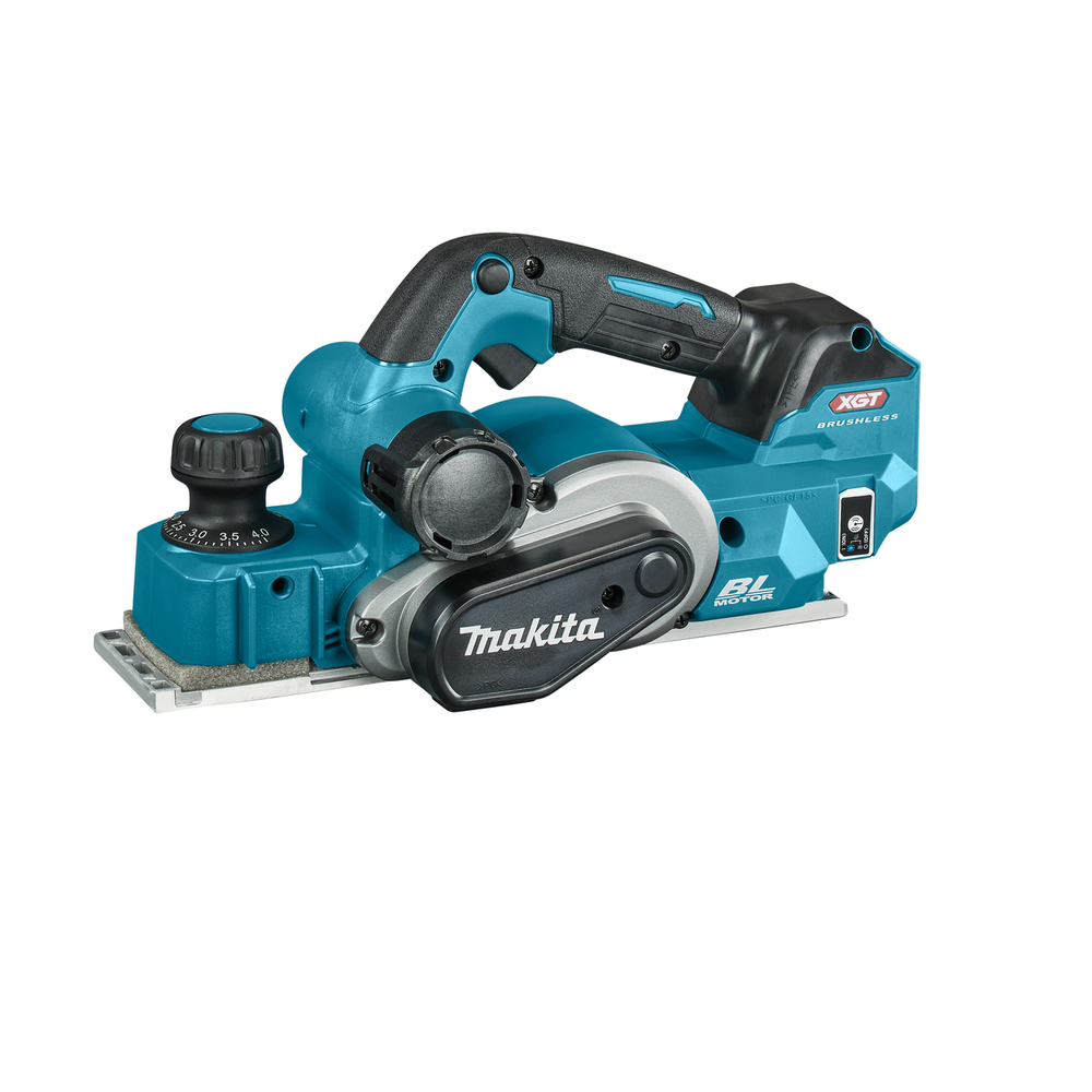 СУПЕР ЦЕНЫ! Аккумуляторный рубанок Makita XGT XPT AWS 40В, 15000 об/мин, ширина 82 мм, глубина 4 мм KP001GZ
