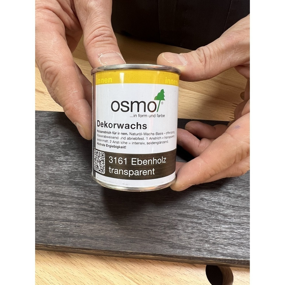 ХИТ! Цветное масло Osmo 3161 Венге 0,125 л Dekorwachs Transparent Tone для внутренних работ 10100098